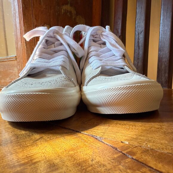 Vans White Rainbow Pride Sk8-Hi Top Skate Shoes Mens Size 6 Womens 7.5 - Picture 4 of 10